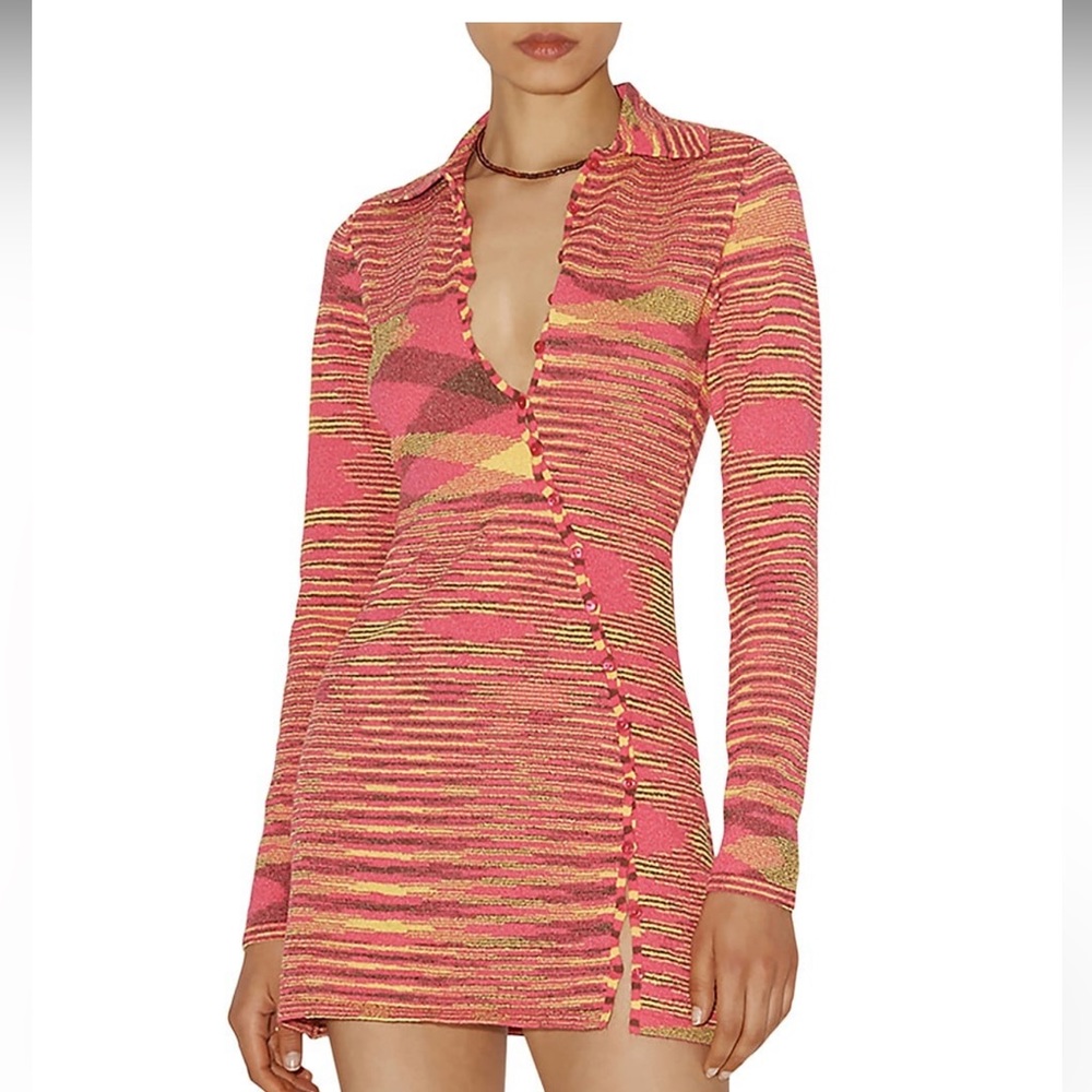 Hansen + Gretel Mood Ring Brydie Knit Minidress in Space Dye (S)